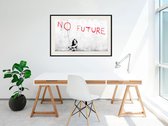 Artgeist - Schilderij - Banksy: No Future - Multicolor - 60 X 40 Cm