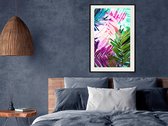 Artgeist - Schilderij - Vibrant Jungle - Multicolor - 20 X 30 Cm