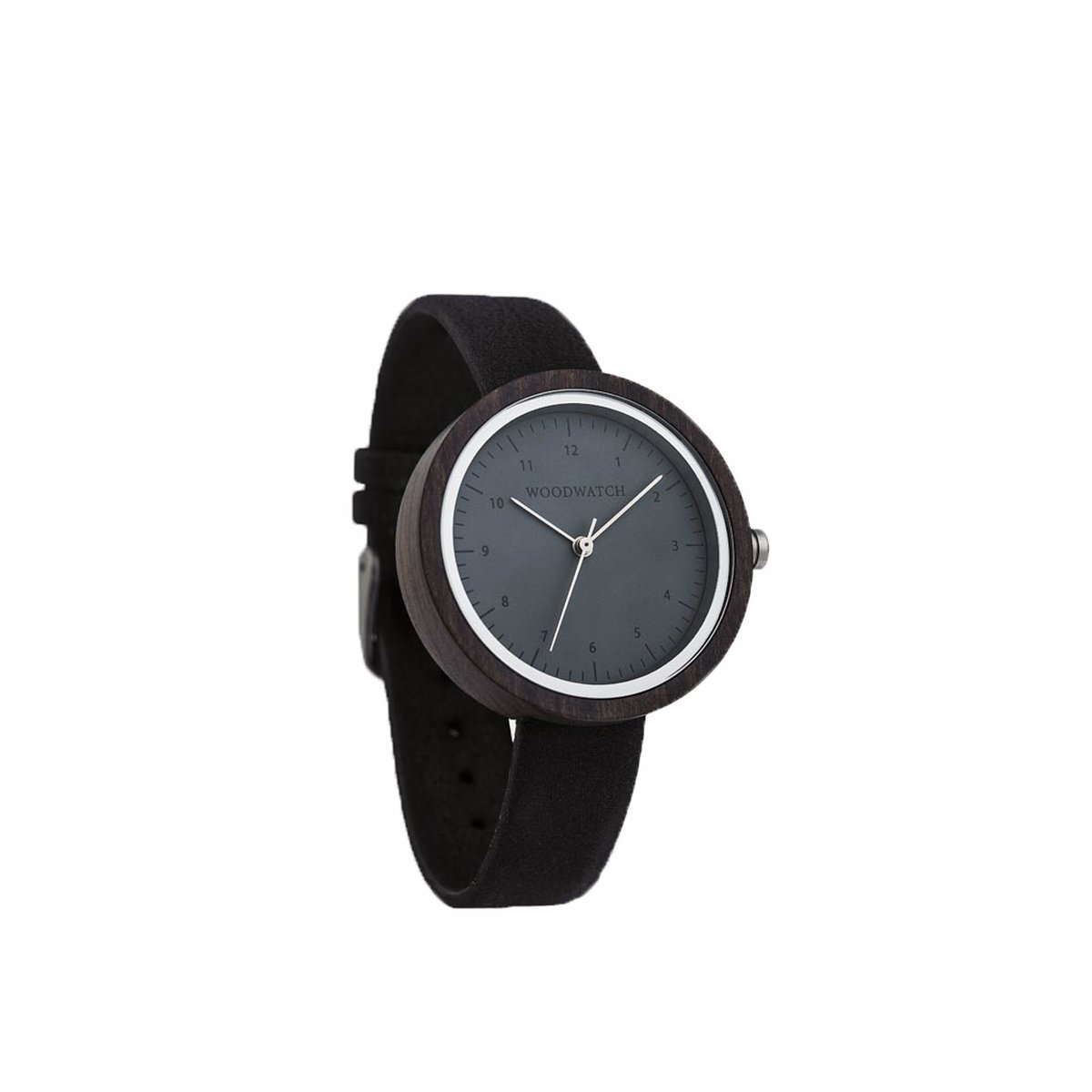 De officiële WoodWatch | Helsinki Black | Houten horloge dames
