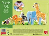 Bol.com Goula Vormenpuzzel XXL Jungle - 16 stukjes aanbieding