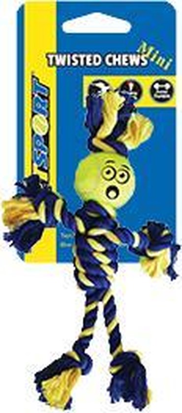 Mini Rasta Man Rope met 3,8 cm Tennis Ball | bol.com