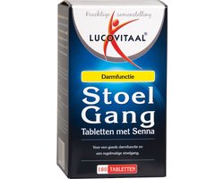 Lucovitaal Stoelgang met Senna Darmfloramiddel Voedingssupplementen - 180 tabletten