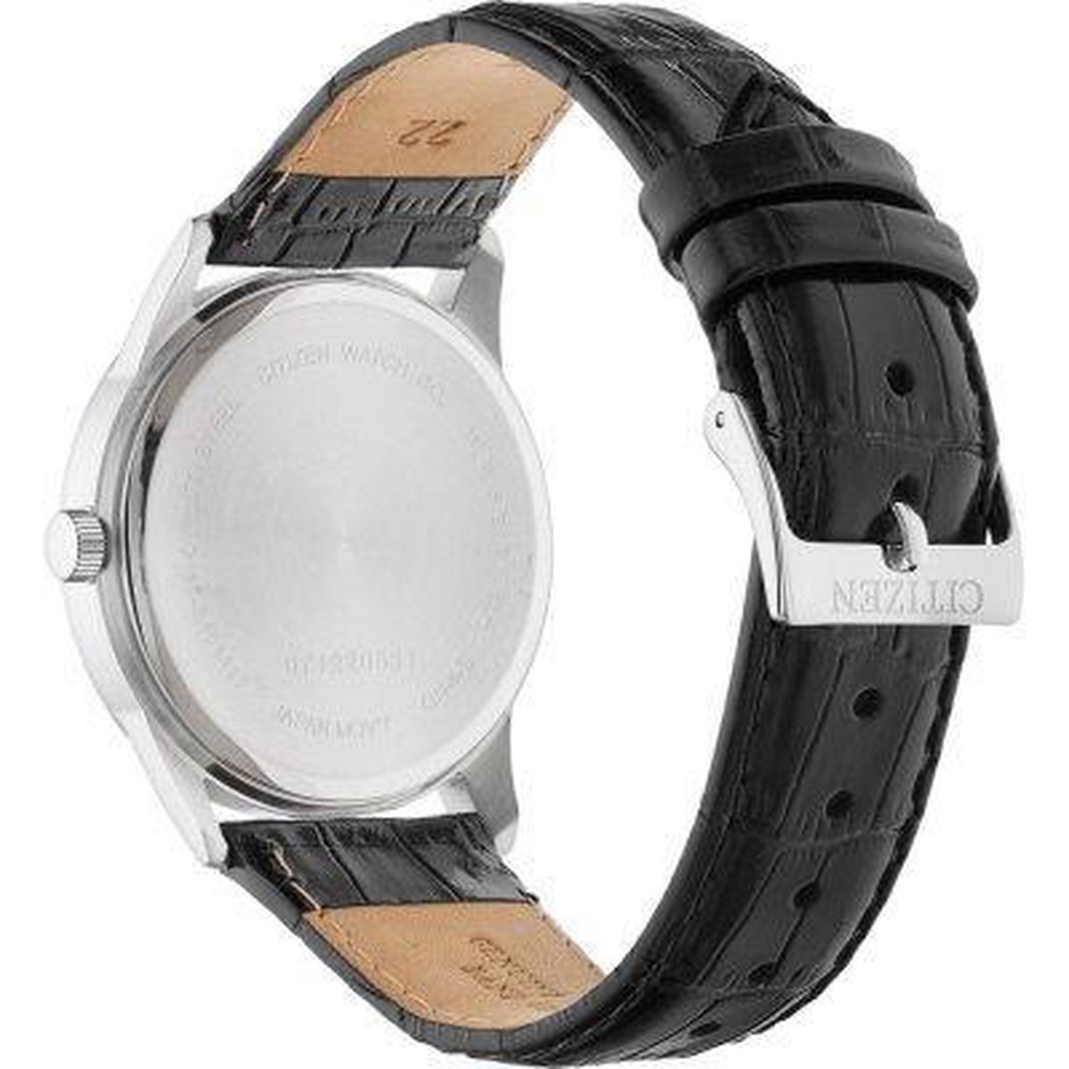 Citizen BI5000-01A Horloge - Leer - Zwart - Ø 39 mm | bol.com