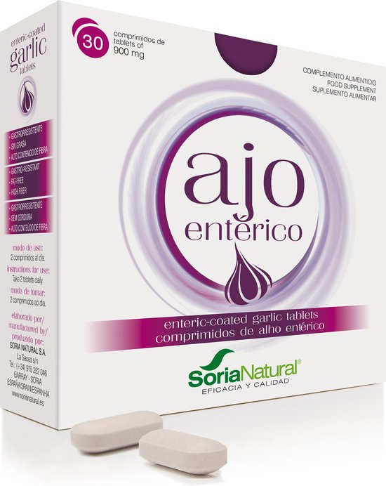 Soria Natural® 01-S Ajo Enterico Look 640 mg 30 Tabletten