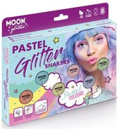 Pastel , bodyglitter, festivalglitter, glittertattoo Boxset 6x3g, Moonglitter , #kindercrea