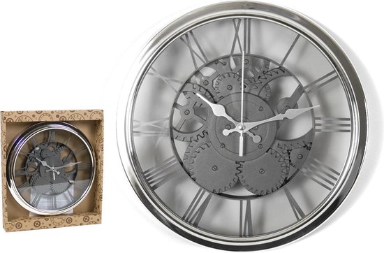 Horloge murale Mécanisme à quartz de style classique XL 30 cm - Horloges -  Heure -... | bol.com