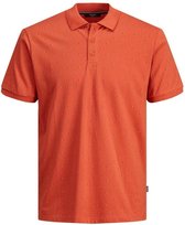 Jack & Jones Poloshirt Jprblagabriel Ss Polo 12187788 Mecca Orange/reg Fit Mannen Maat - XL