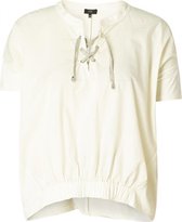 YEST Keyla Jersey Shirt - Sandy White - maat 42
