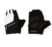 Dare2b Forcible Fietshandschoenen Zwart/Wit - Maat S