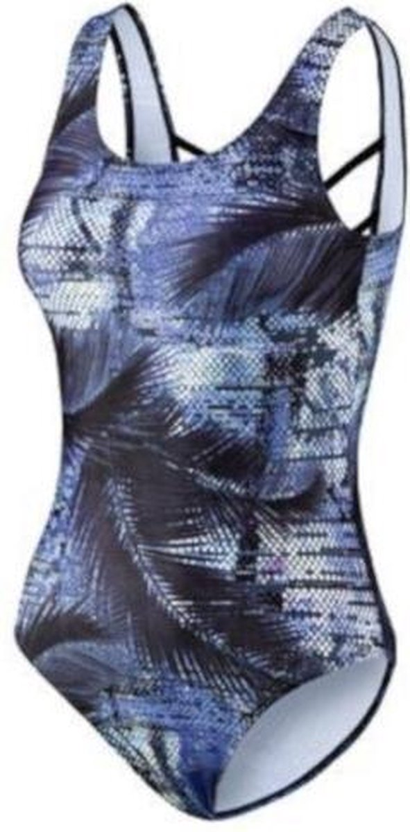 BECO Badpak Lady - B-cup - Polyamide/elastaan - Blauw/zwart - Maat 42