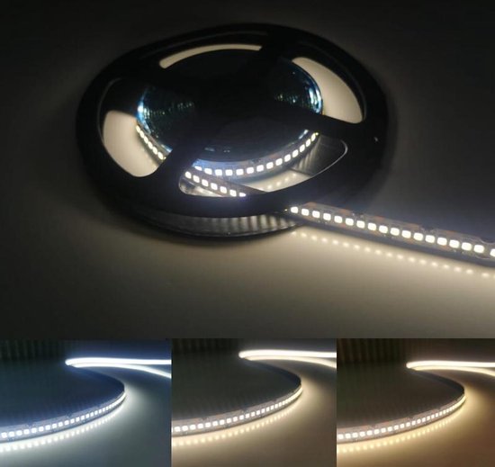 Ruban LED 12V 5M 2835 IP20 240LED/m - Lumière blanc froid - Overig - Wit Froid 6000k - 8000k - SILUMEN