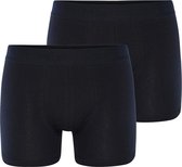 Phil & Co 2-Pack Boxershorts Heren Basic Zwart -  S