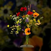 Zomer boeket- weiland bloemen - zijden bloemen - 24 stelen