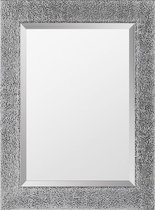 Spiegel Zilver Modern 68x108 cm – Vera – Unieke spiegel met zilveren lijst – Zilveren Wandspiegel – Muur Spiegel – Perfecthomeshop
