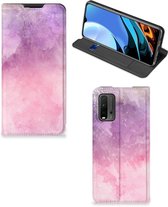 Leuk Telefoonhoesje Xiaomi Poco M3 | Redmi 9T Bookcase Cover Pink Purple Paint