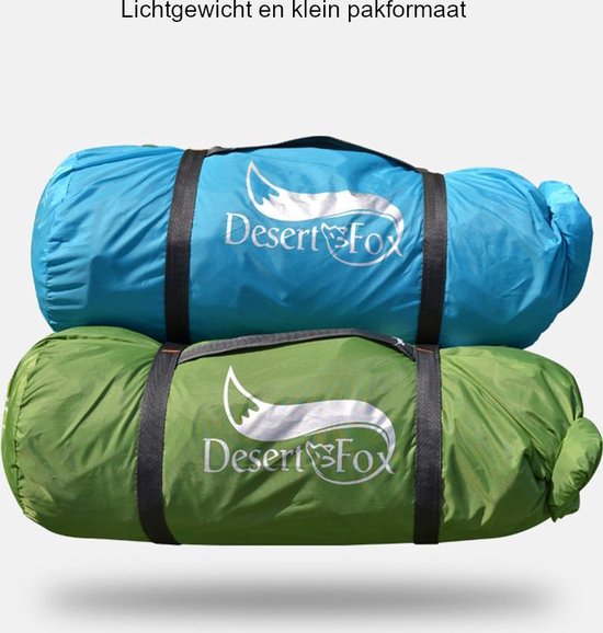 Desert&Fox 2-persoons Tent - Lichtgewicht - Waterdicht - 210T - 2 Deurs - Ruime Kampeertent - Kamperen - Hiking & Wandelen van Desert&Fox — afbeelding 5