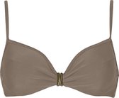 Sapph 12S Grace Padded Bikini Dames Taupe Grey-80E