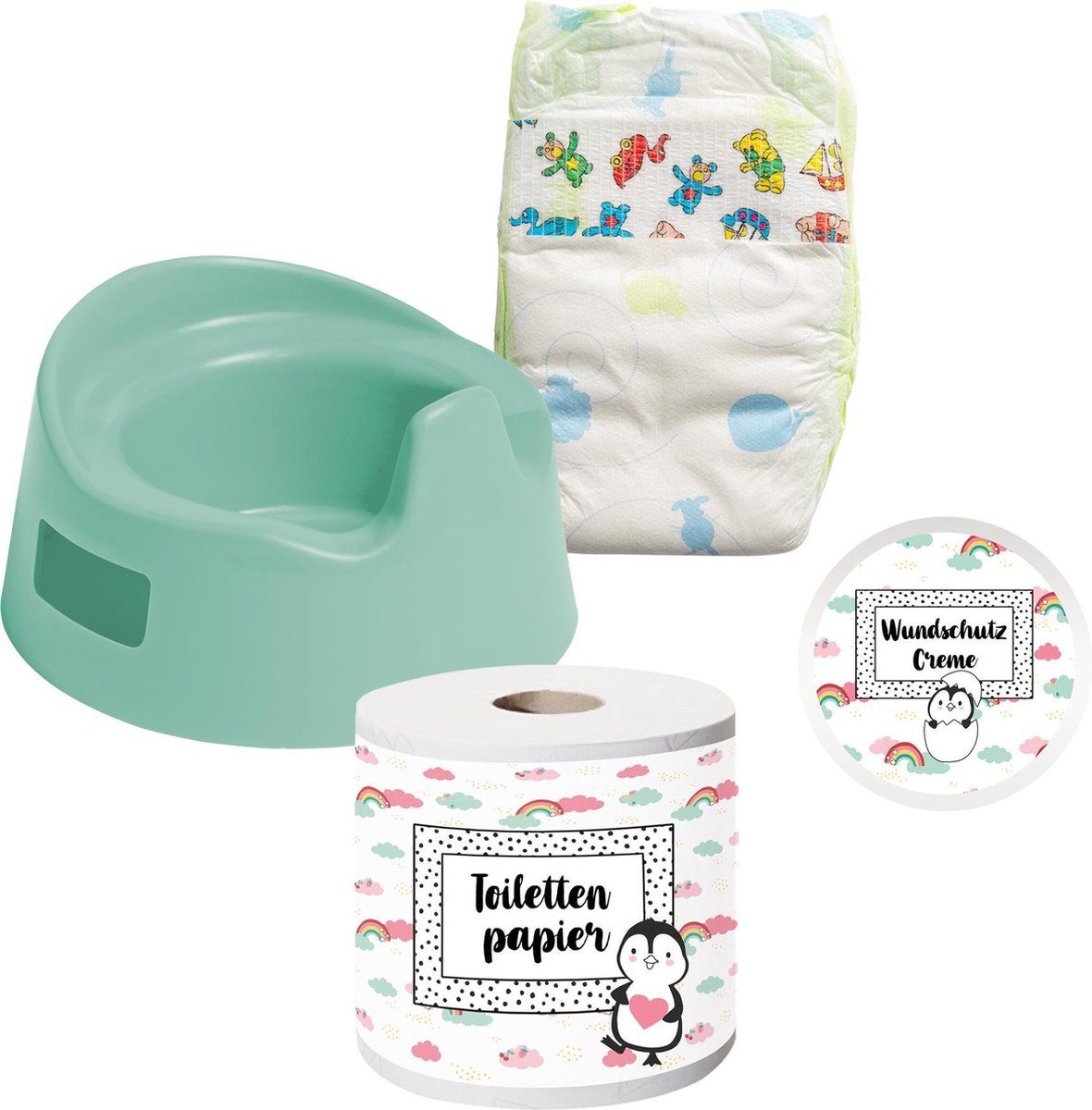 Goedkoopste Poppen plaspotje met accessoires Pinguin - Heless