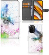 Wallet Book Case Poco F3 | Xiaomi Mi 11i Hoesje Vogel