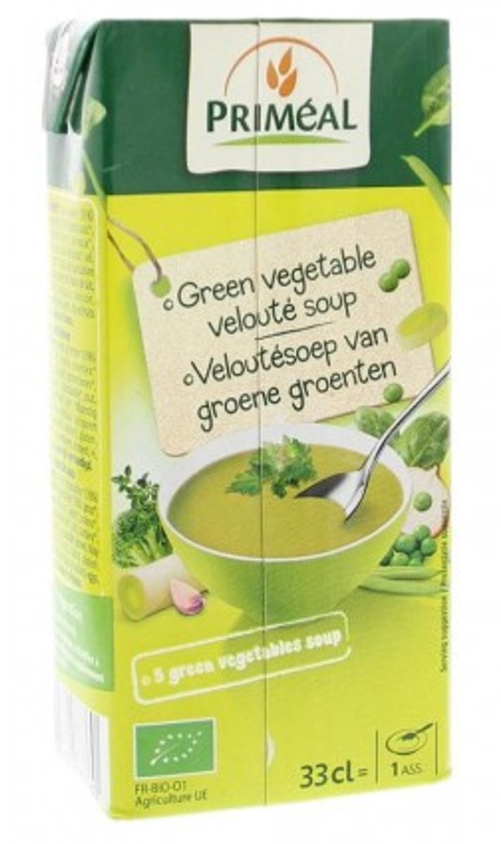 Primeal Veloute gebonden soep groene groenten