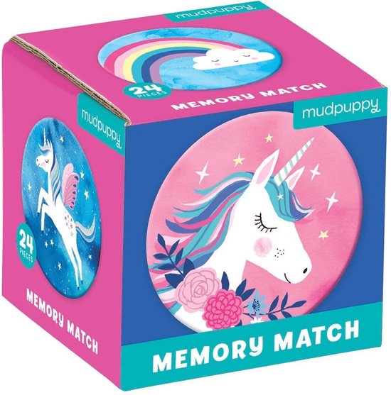 Boek: Mini Memo Spel  - Unicorn Magic | Mudpuppy, geschreven door Mudpuppy