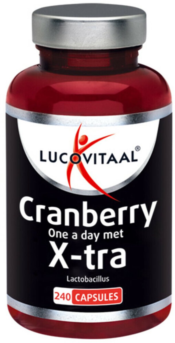 Lucovitaal Cranberry met X-tra Lactobacillus Capsules 240CP