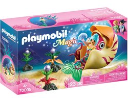 foto van PLAYMOBIL Magic Zeemeermin met zeeslakkengondel - 70098