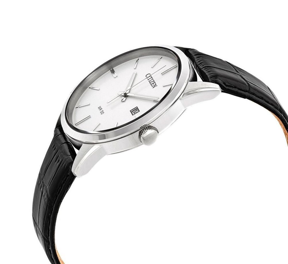 Citizen BI5000-01A Horloge - Leer - Zwart - Ø 39 mm | bol.com