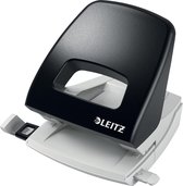 Leitz NeXXt WOW Mini Perforator Met Ergonomische Greep - Perforeert Tot 25 Vel - Voor Mappen En Ringbanden - Zwart - Ideaal Voor Thuiskantoor/Thuiswerkplek