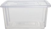 Whitefurze Stack & Store Mini boîte de rangement 5 litres sans couvercle, transparent