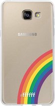 Samsung Galaxy A5 (2016) Hoesje Transparant TPU Case - #LGBT - Rainbow #ffffff