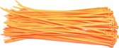 Kabelbinders 4,8 x 300 mm neon oranje zak 100 stuks