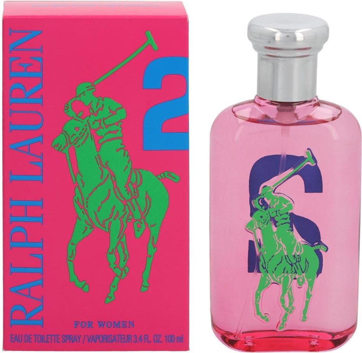Ralph Lauren - Big Pony 2 Pink Woman - Eau de toilette - 100 | bol.com
