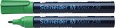 marker Schneider Maxx 230 permanent ronde punt groen S-123004