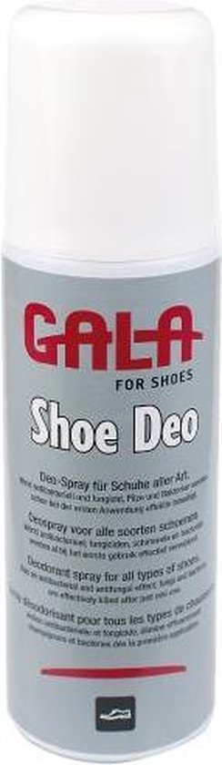 Gala Shoe Deo 125ml - expulse les odeurs désagréables et les bactéries de vos baskets, chaussures de sport et de loisirs - bien sûr également utilisable dans les bottes et les chaussures normales