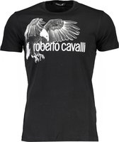 Roberto Cavalli T-shirt Zwart M Heren