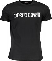 Roberto Cavalli T-shirt Zwart M Heren