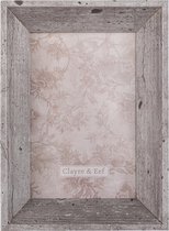Clayre & Eef Fotolijst 13x18 cm Grijs Polyresin Rechthoek Fotokader