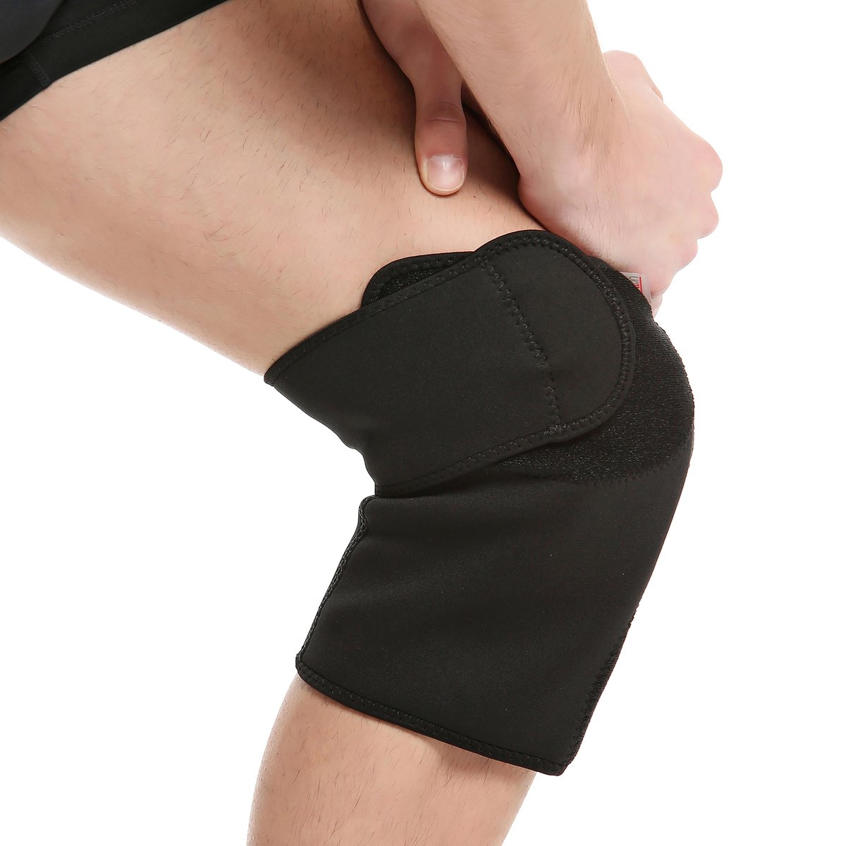 FYSIC FHP-180L Draadloze warmte bandage voor knie Zwart