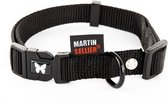 Martin Sellier Hondenhalsband Verstelbaar 45-65 Cm Nylon Zwart