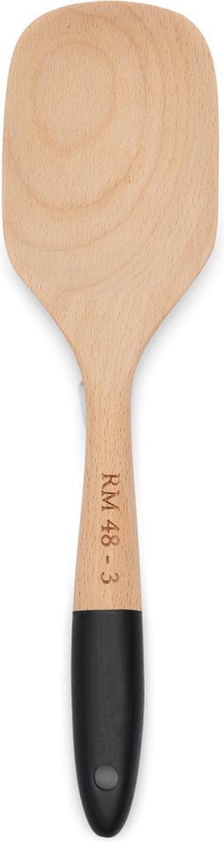 Riviera Maison Perfect Chef Spoon - Silicone, Hout - Black - 29.0x7.5x1.5 cm
