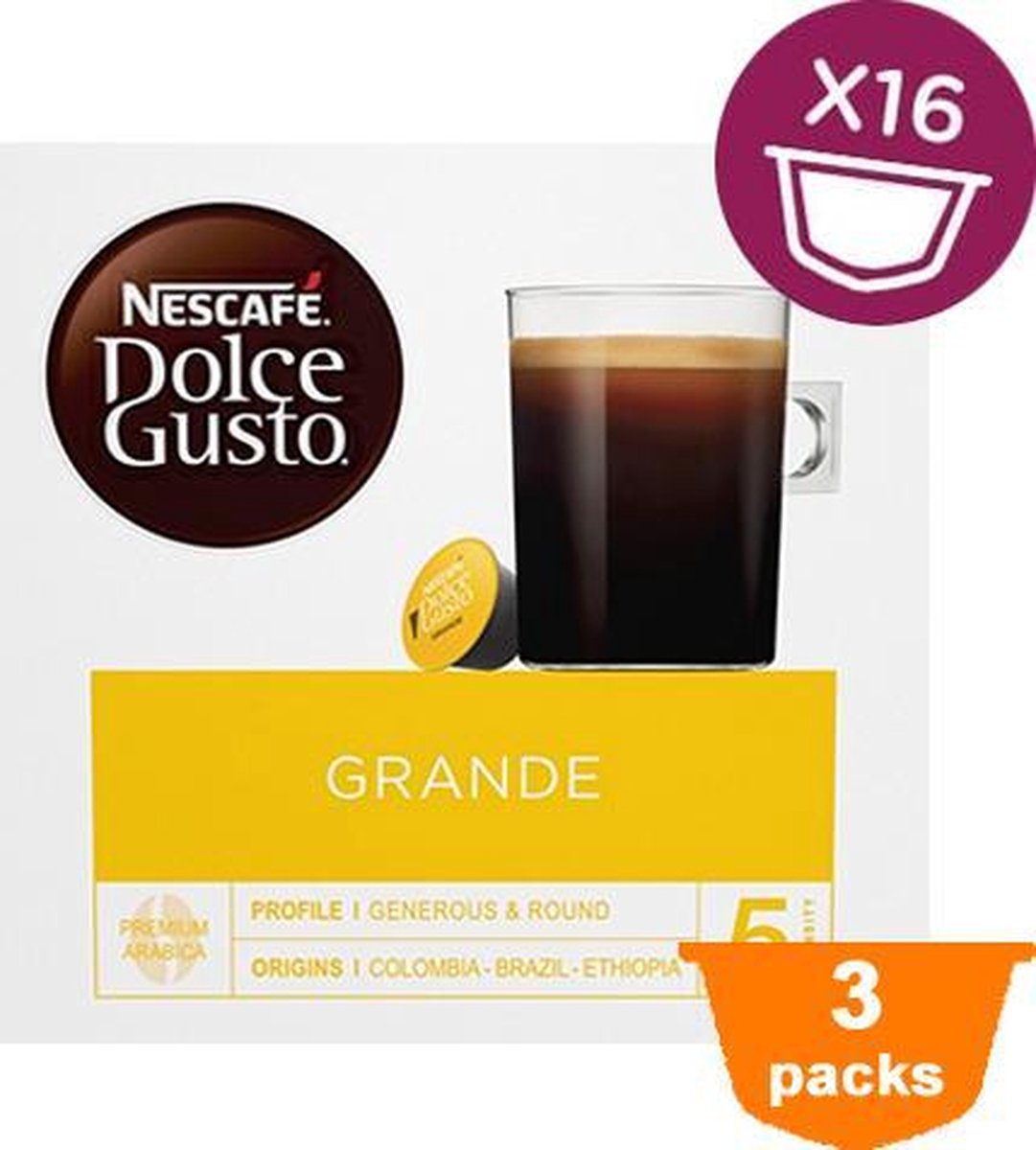 Dolce gusto grande 16 cups | bol.com
