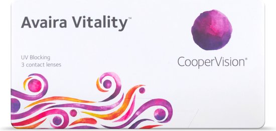 +7.50 - Avaira Vitality™ - 3 pack - Maandlenzen - BC 8.40 - Contactlenzen