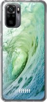 6F hoesje - geschikt voor Xiaomi Redmi Note 10 Pro -  Transparant TPU Case - It's a Wave #ffffff