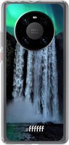 6F hoesje - geschikt voor Huawei P40 Pro -  Transparant TPU Case - Waterfall Polar Lights #ffffff