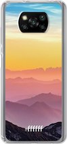 6F hoesje - geschikt voor Xiaomi Poco X3 Pro -  Transparant TPU Case - Golden Hour #ffffff