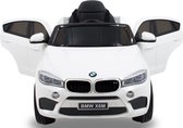BMW Elektrische Kinderauto X6 Wit - Krachtige Accu - Op Afstand Bestuurbaar - Veilig Voor Kinderen