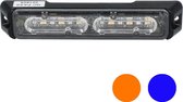 Allround signal Slimline 6 LED flitser AMBER/BLAUW
