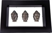 Boeddhabeelden in lijst – Boeddha hoofd brons 35 cm | Inspiring Minds