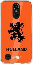 6F hoesje - geschikt voor LG K10 (2017) -  Transparant TPU Case - Nederlands Elftal - Holland #ffffff